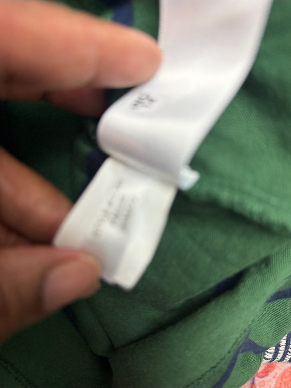 J. Crew Green and Navy Striped Rugby Polo with White Collar small - Picture 6 of 7